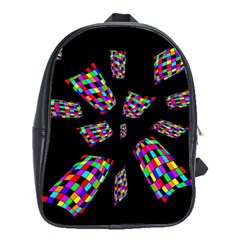 Colorful Abstraction School Bags(large) 