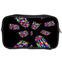 Colorful Abstraction Toiletries Bags by Valentinaart