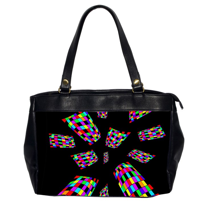 Colorful abstraction Office Handbags (2 Sides) 