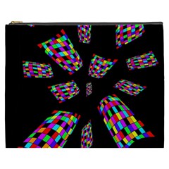 Colorful Abstraction Cosmetic Bag (xxxl) 