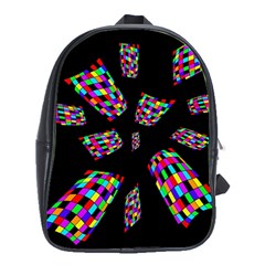 Colorful Abstraction School Bags (xl) 