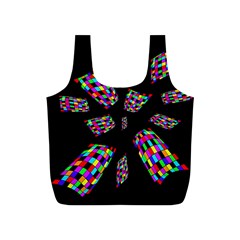 Colorful Abstraction Full Print Recycle Bags (s) 