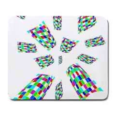 Colorful Abstraction Large Mousepads