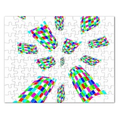 Colorful Abstraction Rectangular Jigsaw Puzzl