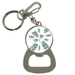 Colorful Abstraction Bottle Opener Key Chains