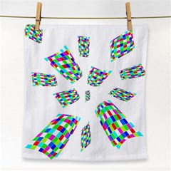 Colorful Abstraction Face Towel