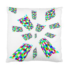 Colorful Abstraction Standard Cushion Case (two Sides) by Valentinaart