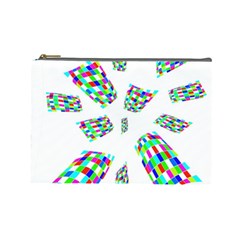 Colorful Abstraction Cosmetic Bag (large) 