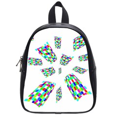 Colorful Abstraction School Bags (small) 