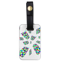 Colorful Abstraction Luggage Tags (one Side) 