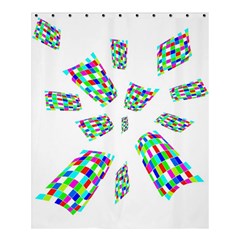 Colorful Abstraction Shower Curtain 60  X 72  (medium) 