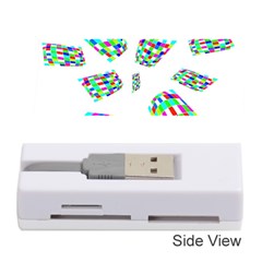 Colorful Abstraction Memory Card Reader (stick) 