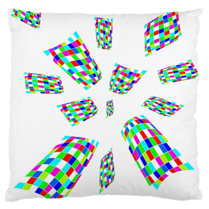 Colorful abstraction Large Cushion Case (One Side)