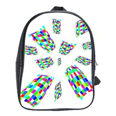 Colorful Abstraction School Bags (xl)  by Valentinaart