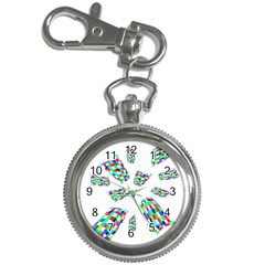 Colorful Abstraction Key Chain Watches