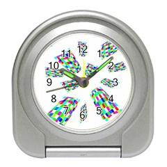 Colorful Abstraction Travel Alarm Clocks