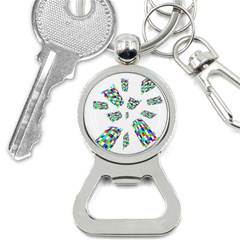 Colorful Abstraction Bottle Opener Key Chains