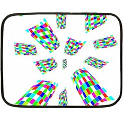 Colorful Abstraction Fleece Blanket (mini)