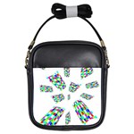 Colorful abstraction Girls Sling Bags Front