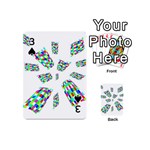 Colorful abstraction Playing Cards 54 (Mini)  Front - Spade3