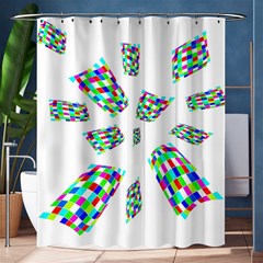 Colorful Abstraction Shower Curtain 60  X 72  (medium) 