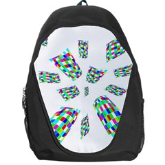 Colorful Abstraction Backpack Bag by Valentinaart