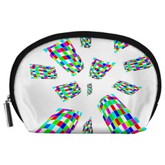 Colorful Abstraction Accessory Pouches (large) 