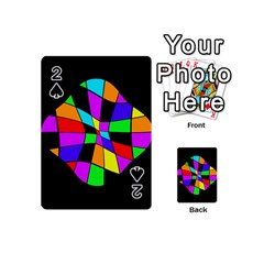 Abstract colorful flower Playing Cards 54 (Mini) 