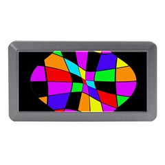 Abstract colorful flower Memory Card Reader (Mini)