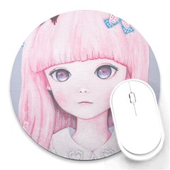 Slow Spring Round Mousepads