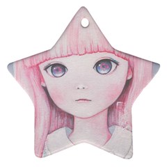 Slow Spring Star Ornament (two Sides) 