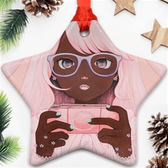 Gamergirl 3 P Ornament (star) 