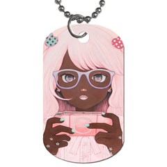 Gamergirl 3 P Dog Tag (one Side)