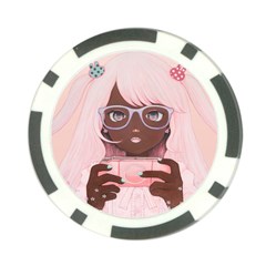 Gamergirl 3 P Poker Chip Card Guards by kaoruhasegawa