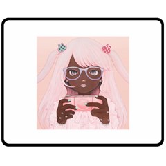 Gamergirl 3 P Fleece Blanket (medium) 