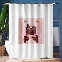 Gamergirl 3 P Shower Curtain 60  X 72  (medium) 