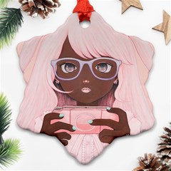 Gamergirl 3 P Snowflake Ornament (2-side)