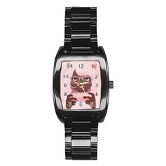 Gamergirl 3 P Stainless Steel Barrel Watch