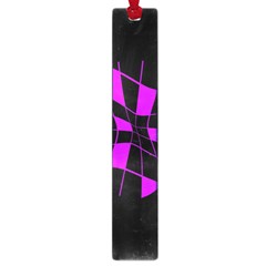 Purple Abstract Flower Large Book Marks