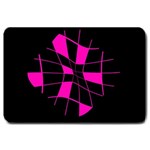 Pink abstract flower Large Doormat  30 x20  Door Mat