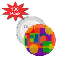 Colorful Circle  1 75  Buttons (100 Pack)  by Valentinaart