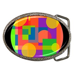 Colorful Circle  Belt Buckles