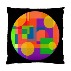 Colorful Circle  Standard Cushion Case (two Sides) by Valentinaart