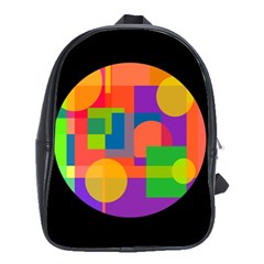 Colorful Circle  School Bags(large) 