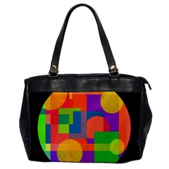 Colorful Circle  Office Handbags