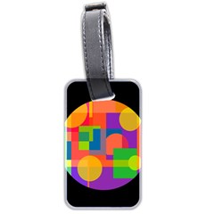 Colorful Circle  Luggage Tags (two Sides)