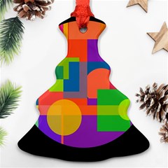 Colorful Circle  Ornament (christmas Tree)