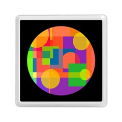 Colorful Circle  Memory Card Reader (square) 