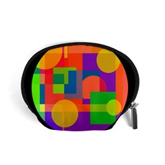 Colorful Circle  Accessory Pouches (small) 