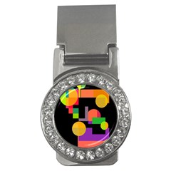 Colorful Abstraction Money Clips (cz)  by Valentinaart